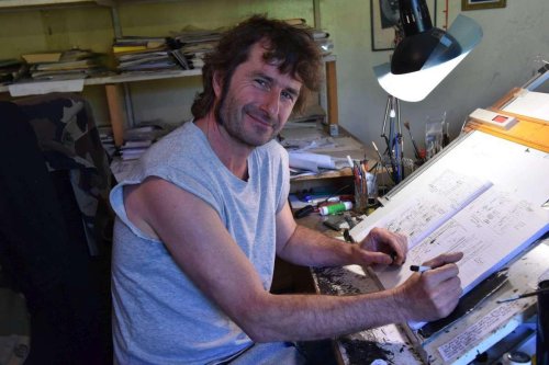 Lalinde : le dessinateur Troubs au Festival des 48 heures de la bande dessinée