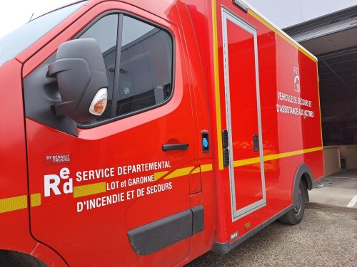 Lot-et-Garonne : Un camion du Département se renverse, le chauffeur légèrement blessé