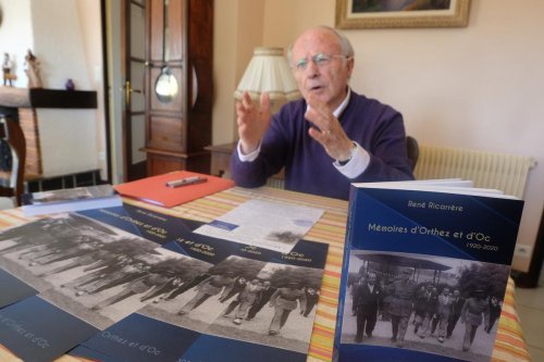 Orthez : René Ricarrère dédicace à domicile