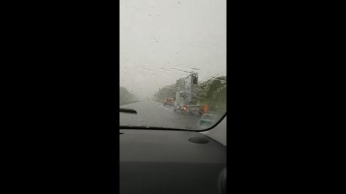 Vidéo. Charente-Maritime : un violent orage de grêle surprend les automobilistes sur l’autoroute