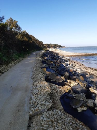 Saint-Denis-d’Oléron : les enrochement détériorés vont être consolidés