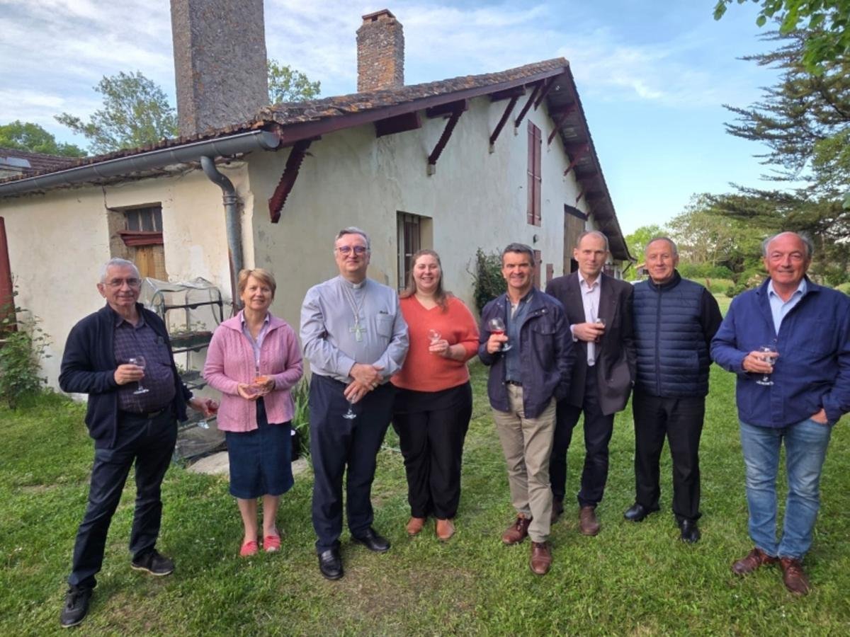 Visite exceptionnelle de l’évêque d’Agen à Cocumont