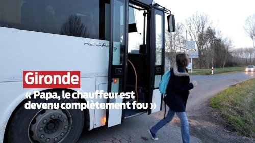 Vidéo. « T’as vu comment il a frotté le camion ! » : les images des élèves présents dans le car scolaire du Blayais