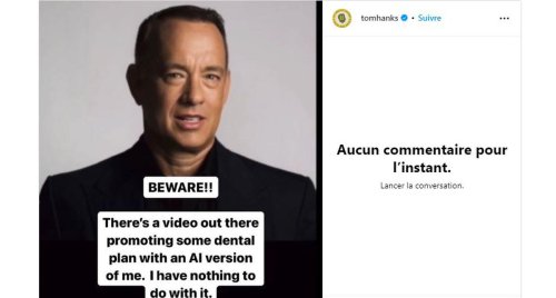Tom Hanks alerte contre une vidéo publicitaire générée par IA utilisant son image