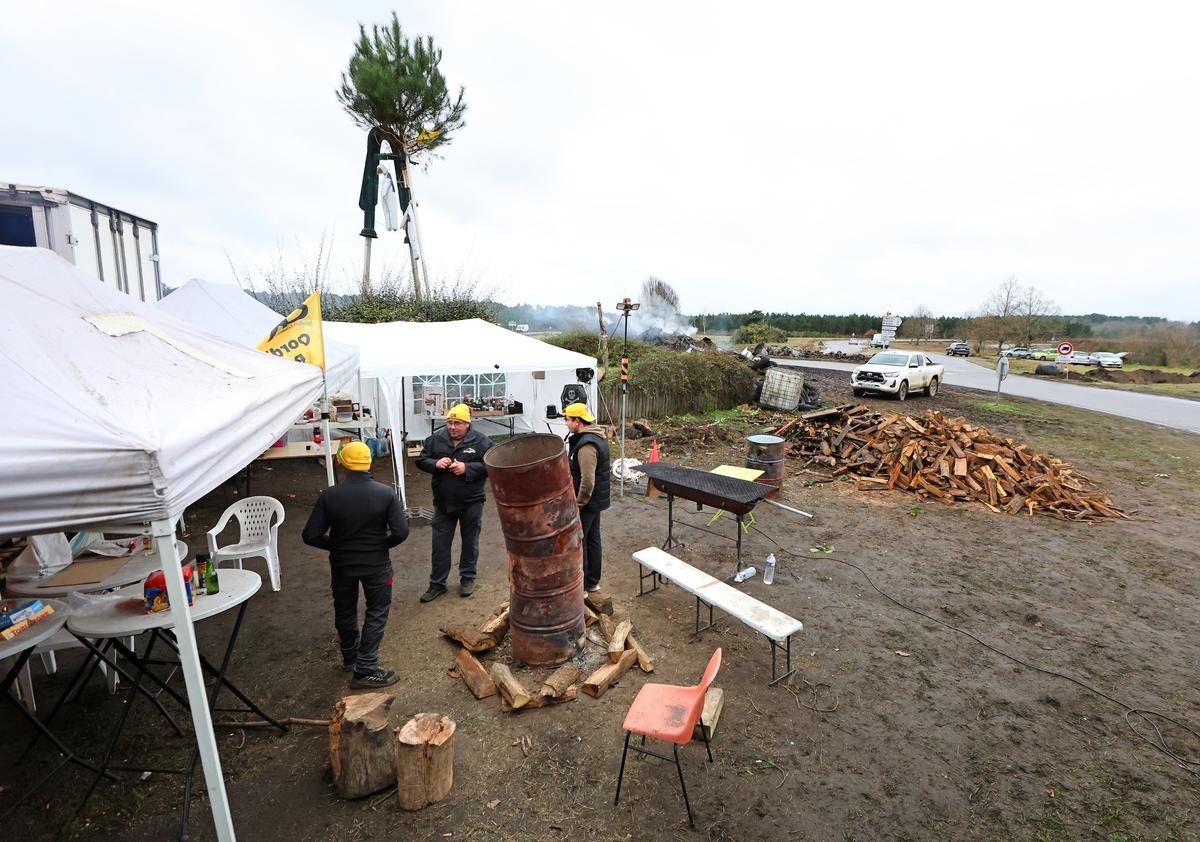 « On vous entend et on est avec vous » : à Mont-de-Marsan, le drôle de Noël des agriculteurs