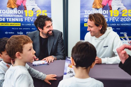 Vidéo. Le tennisman Jérémy Chardy retrouve son âme d’enfant à l’Open Teréga de Pau