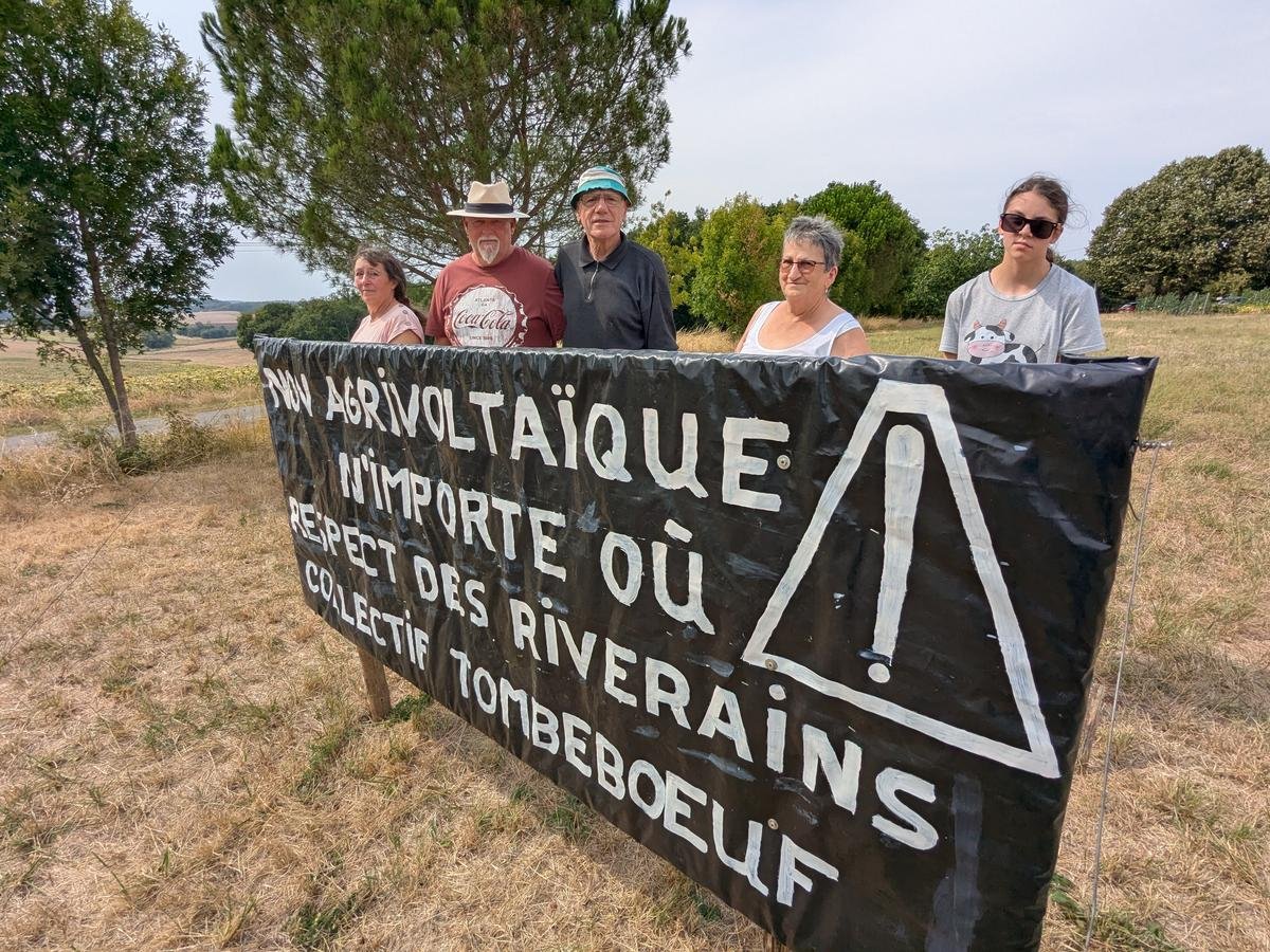 Lot-et-Garonne : à Tombebœuf, un collectif de riverains dit « non » à un projet d’agrivoltaïsme