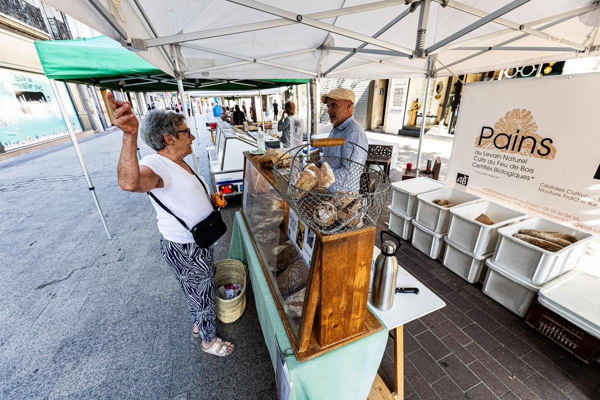 Agen : le marché bio prend ses quartiers au Gravier à la rentrée