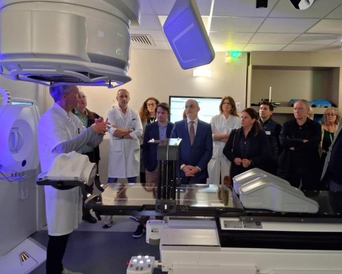 L’hôpital de Libourne inaugure un appareil de stéréotaxie pour de la radiothérapie de haute précision