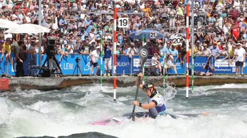 Ebbe im Eiskanal - und trotzdem olympischer Wettkampfort?