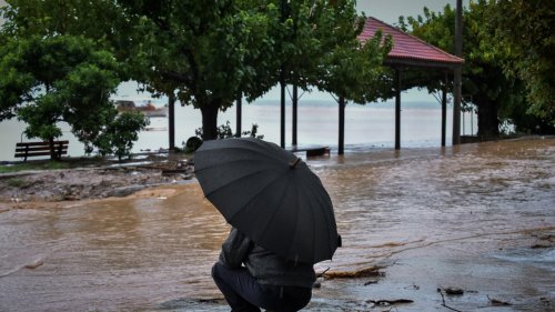Griechenland: Stadt Volos zum zweiten Mal überflutet