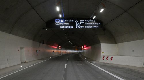 Oberau: Der längste Straßentunnel Bayerns wird eröffnet.