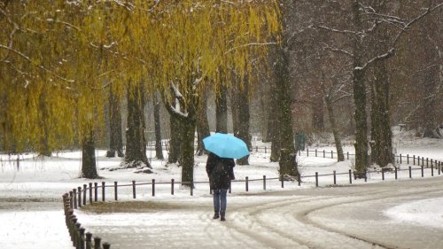 München: Wintereinbruch mit großen Schneemengen