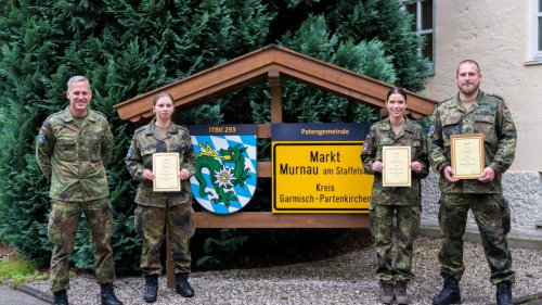 Nach Zugunglück von Garmisch: Soldaten für Hilfe ausgezeichnet