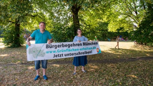 München: Stadtratsmehrheit für Bürgerbegehren "Grünflächen erhalten"