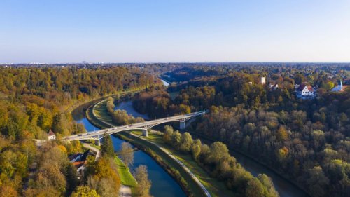 München: Mit der Seilbahn zwischen Grünwald und Pullach über die Isar