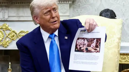 Trump nutzte bei Eklat mit Südafrikas Präsident Foto aus dem Kongo
