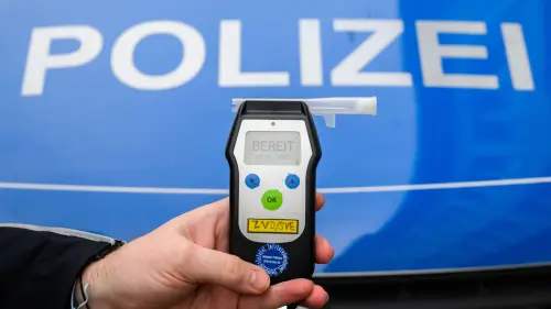 Mit 2,74 Promille hinter dem Steuer