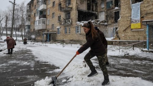 Ukraine: Behörden richten Aufwärmpunkte ein