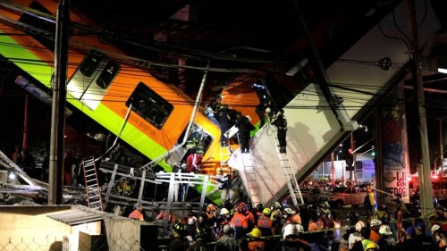 Mexiko:Tote bei Einsturz einer U-Bahn-Brücke