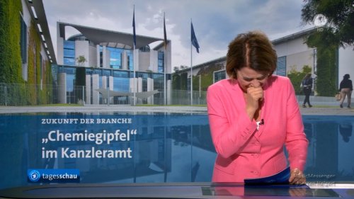 Promi-News: Susanne Daubner hat Lachanfall während der Tagesschau