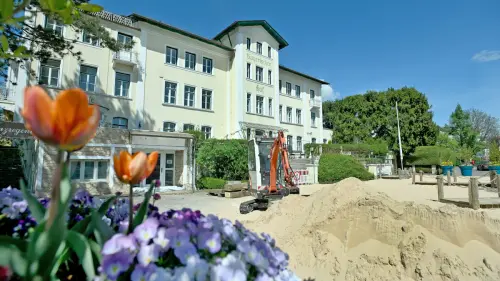 Frischer Sand für den Stadtstrand