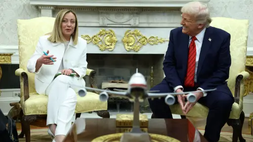 Trump umschmeichelt Meloni