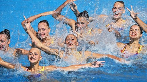 Ukrainische Synchronschwimmerinnen bei der WM: Angst, Flucht, Gold