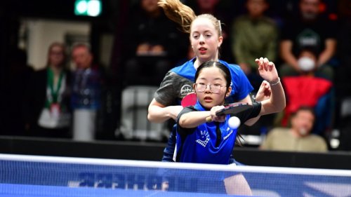 Sensation im Tischtennis: Zwei 13-Jährige stehen im DM-Doppelfinale der Frauen
