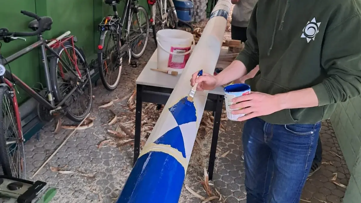 Schon wieder wird ein Schul-Maibaum gestohlen