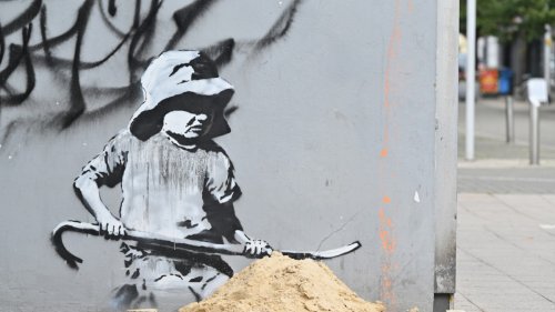 Banksy-Wandbild war ein Geschenk:Einfach weg