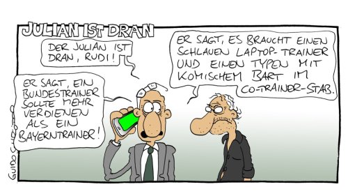 Die Fußballgötter, der Comic zur DFB-Elf: Nagelsmann ruft an