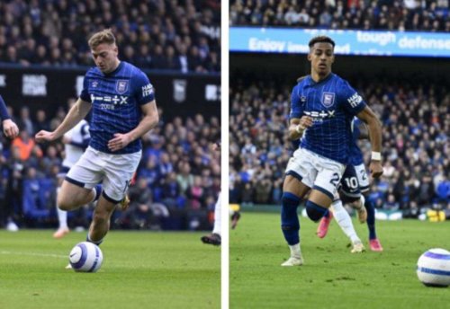 Town striker grabs goal for England U21s against France in 5-3 thriller but attacker sent off