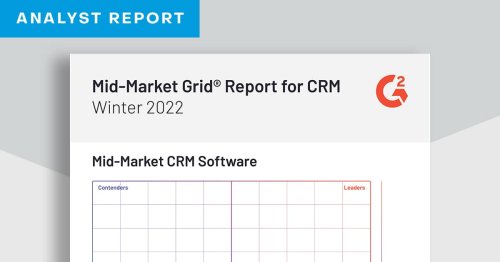 Read the G2 Mid-Market Report for CRM | SugarCRM