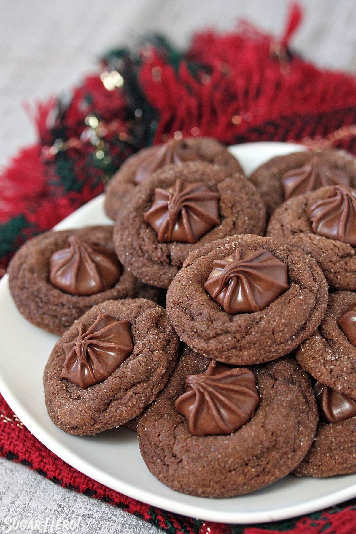 Soft Chocolate Gingerbread Cookies