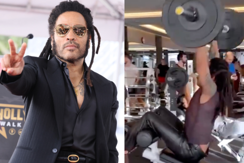 Lenny Kravitz Roasted for Wearing Tight Leather Pants During Workout