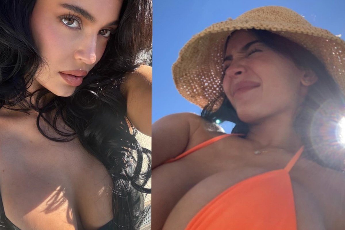 Kylie Jenner Reveals Low-Cut Selfie In Latest Instagram Photo Dump