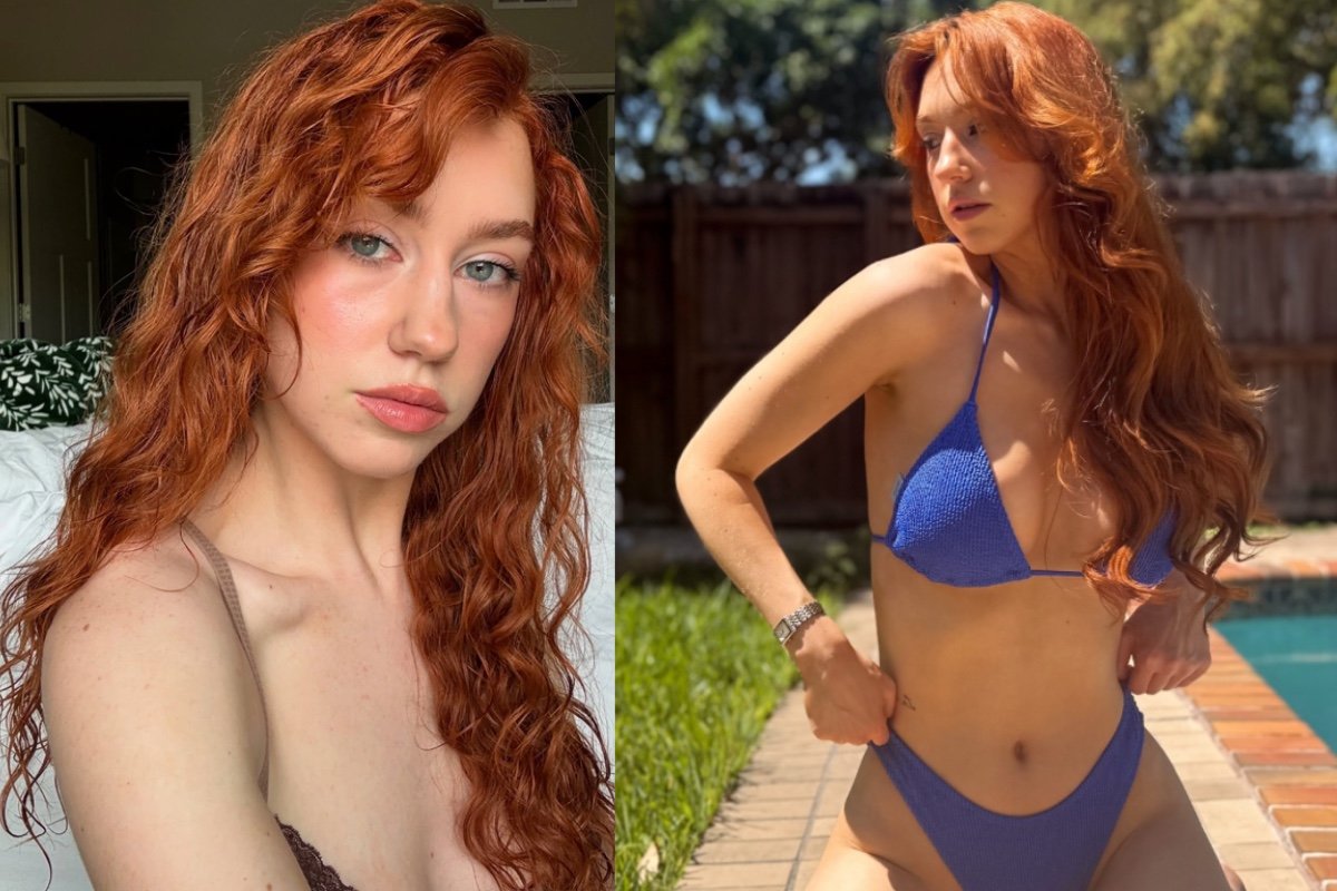 Ana Saia Heats Up Instagram in Blue Two-Piece