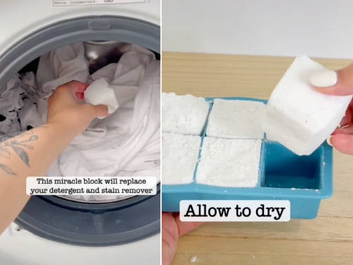 Forget Bleach–This 'Miracle Block' Laundry Hack Is All You Need To Brighten Your Whites