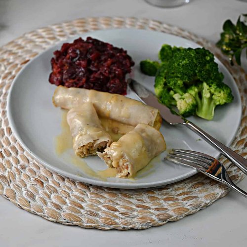 Turkey and Stuffing Roll Ups