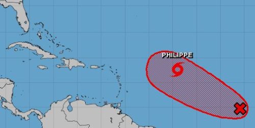 Tropical depression may form within days as Philippe pivots toward eastern Caribbean