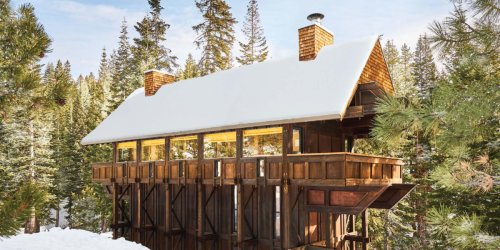 A-Frame You’ve Met Your Match: This 50-Year-Old Mountain Cabin Thrives In Snow