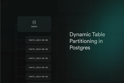 Dynamic Table Partitioning in Postgres