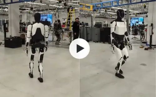 Elon Musk shares progress video of 'Optimus' humanoid robot