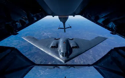 B-2 being escorted by F-35s is the content you love to see
