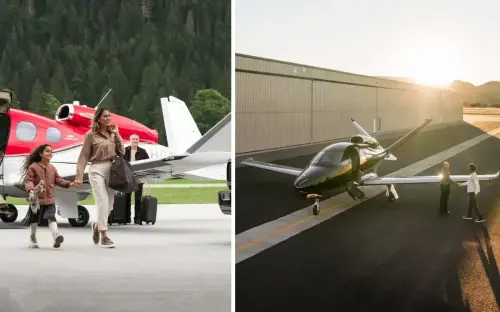 Family use a Vision Jet instead of a minivan to get around