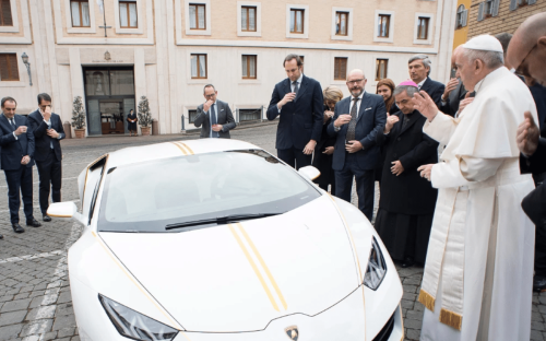 Why Pope Francis once blessed a custom Lamborghini Huracán