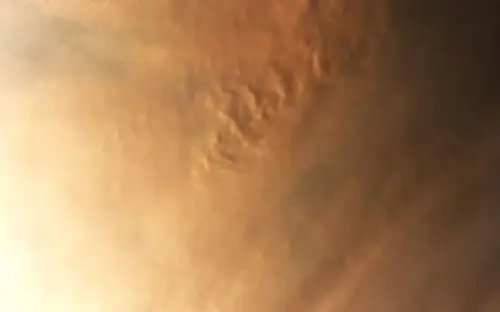 China's spacecraft captured unbelievable image from orbit of Mars dust storm