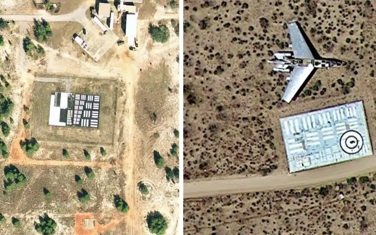 Strange giant barcodes can be seen from the sky above the US