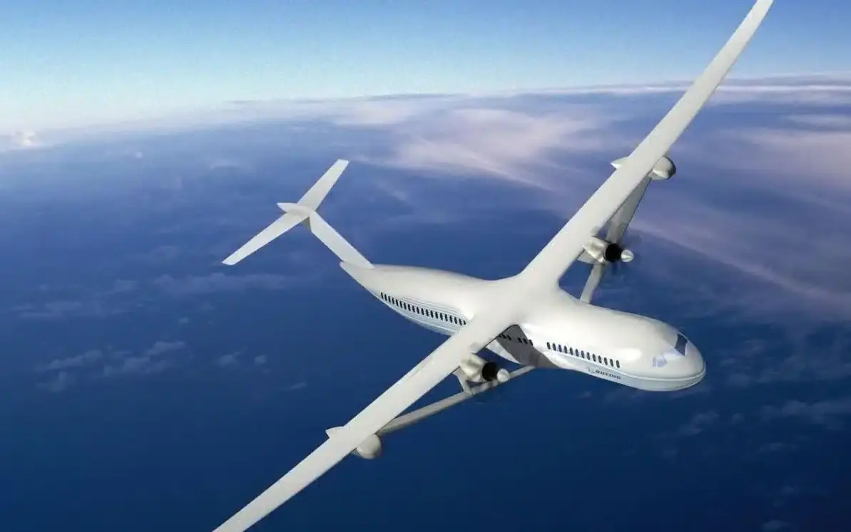 Boeing's Sugar Volt is a hybrid aircraft with foldable wings